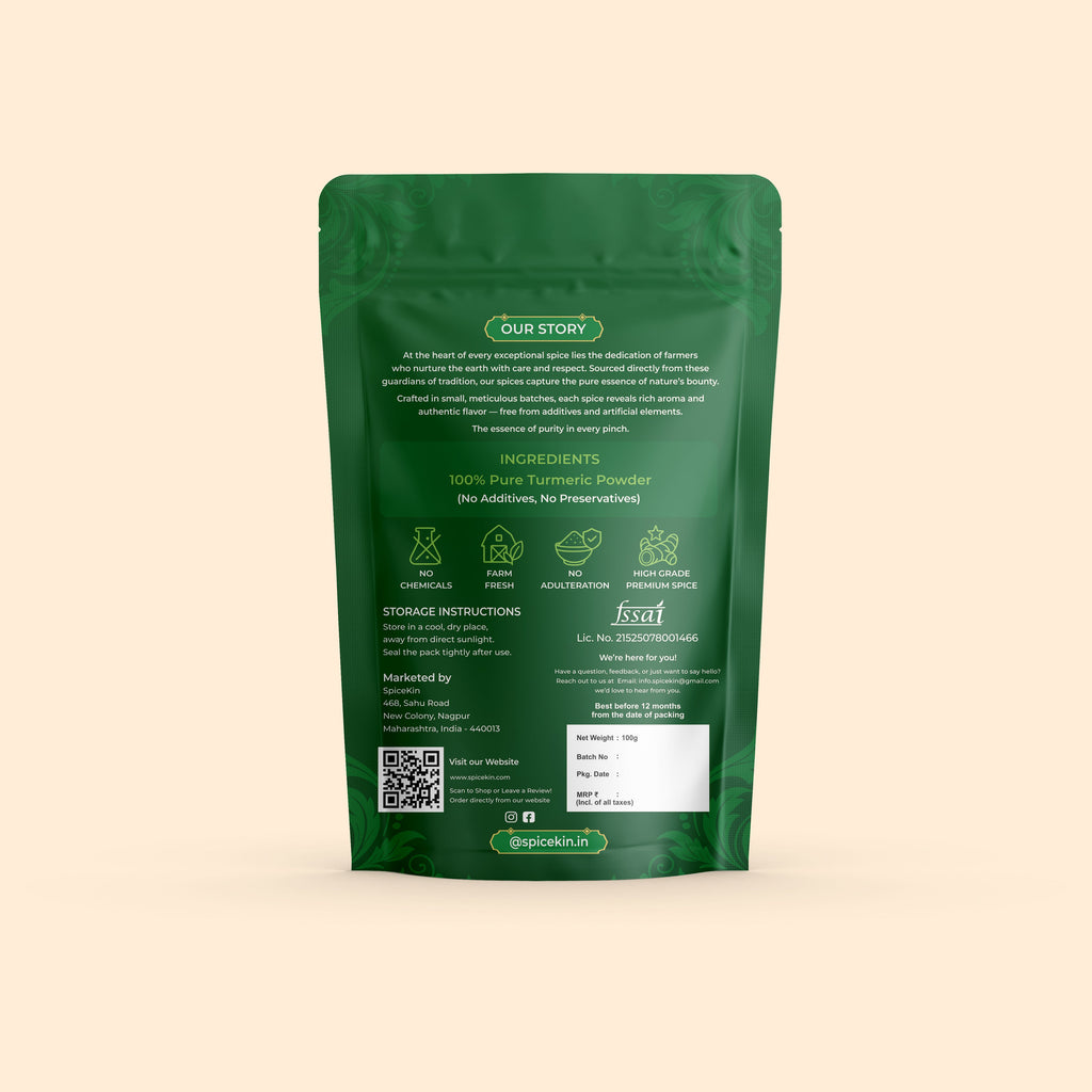 100% Natural Turmeric Powder 100g