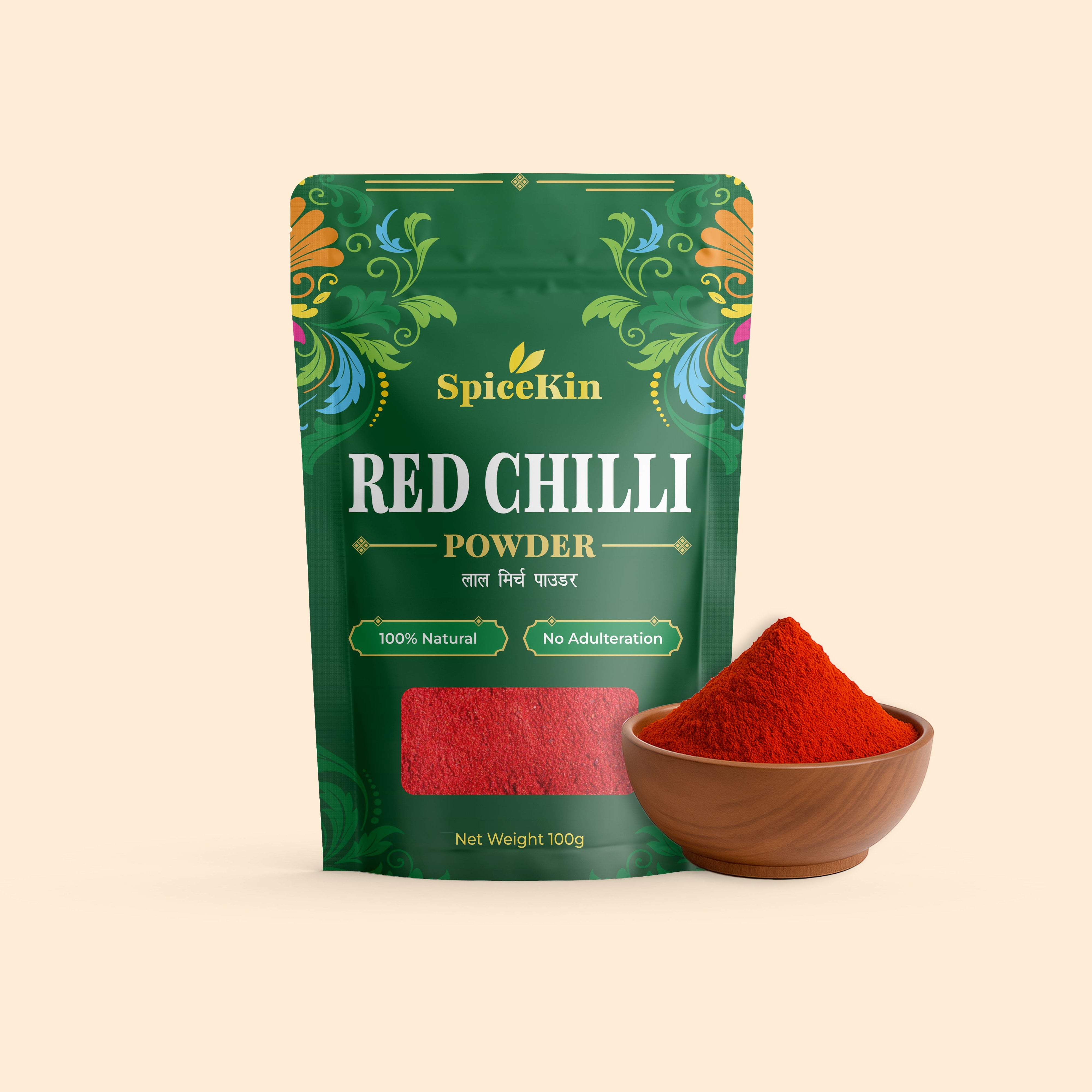 100% Natural Red Chilli Powder 100g